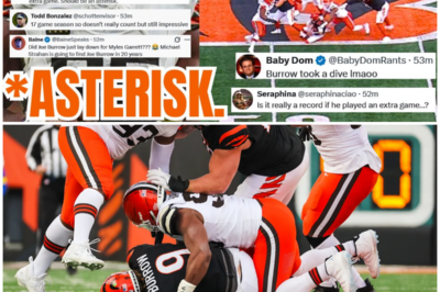 😱 NFL Social Media RAGE after Joe Burrow TAKES DIVE for Myles Garrett’s 17 Game Sack Record! 😱 – HTT