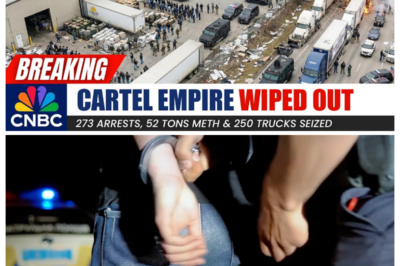 1 MIN AGO: FBI & DEA TAKE DOWN Cartel Truck1ng Emp1re — 273 Arrests, 52 T0n Meth & 250 Trucks SEIZED