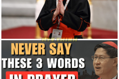 Cardinal Tagle Shocks the Faithful: Stop Saying These 3 Words When You Pray — The Truth Will Change Your Faith 😱 Cardinal Tagle has made a shocking revelation about prayer that is bound to change the way you approach your faith. He warns against saying three specific words when you pray, and the reason behind his warning will leave you stunned. These words are causing more harm than good in your spiritual journey, and Cardinal Tagle’s truth could revolutionize the way you connect with God. Prepare for a revelation that will change your prayers forever. 👇