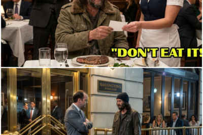 🎰 Keanu Reeves Goes Undercover, Orders a Steak — A Waitress Slips Him a Note That Leaves Him Stunned
