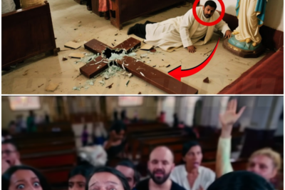 🎰 Cross falls during mass in church in India and shocks everyone….. but priest’s reaction is unbelievable