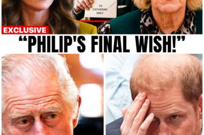 Prince Philip’s Explosive Sealed Letter Revealed: How He Chose Catherine Over Camilla and Ignited a Royal War Behind Palace Walls!