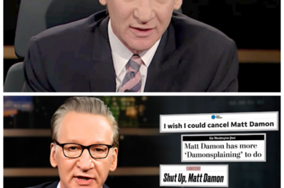 “Bill Maher’s Epic Takedown: ‘Woke Left is Out of Control for Targeting Matt Damon!’ 🌪️ ‘Can we stop the madness already?'”  In an unforgettable moment on live TV, Bill Maher delivered an epic takedown of the woke left for their over-the-top targeting of Matt Damon, exclaiming, “Woke left is out of control for targeting Matt Damon!” The audience roared with laughter as Maher laid bare the absurdity of the situation. “Can we stop the madness already?” he challenged, urging viewers to rethink the consequences of cancel culture. With his sharp insights and comedic flair, Maher not only entertains but also sparks a crucial conversation about freedom of expression in Hollywood. 👇