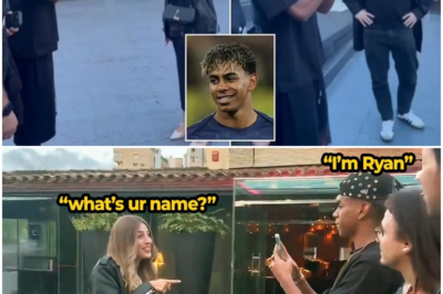 You Won’t Believe What Happened When These Girls Asked Lamine Yamal to Take Their Picture—They Had No Idea Who He Was! It was supposed to be just another casual moment for a group of girls out for a fun day in the city They were just looking for a stranger to snap a quick photo, but little did they know, they were about to encounter one of the biggest rising stars in football Lamine Yamal, the 16-year-old prodigy, the face of Barcelona’s future, casually agreed to take the photo for them—but the twist? They didn’t even recognize who he was What followed was a shocking rollercoaster that would leave them questioning everything they knew about fame, recognition, and their own ignorance Did they just miss the chance of a lifetime, or was this a lesson that sometimes, the world’s biggest stars slip through your fingers without you even realizing it?  👇