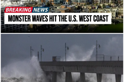 😱 When the Calm Turns Catastrophic: Unraveling the Mystery Behind the Giant Waves That Swallowed the West Coast! 😱 – HTT