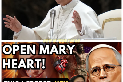 Pope Leo XIV Reveals Hidden Truth: Open Mary’s Heart, and You’ll See Jesus — The Teaching That Will Change Everything 😱 In a powerful new revelation, Pope Leo XIV uncovers a hidden teaching: when you open Mary’s heart, you encounter Jesus in a way you’ve never imagined. This profound spiritual insight could transform your relationship with both Mary and Christ, unlocking a deeper understanding of faith. Prepare for a divine truth that will change everything you thought you knew about devotion. 👇