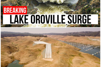 BREAKING: California’s Lake Oroville Surges 23 Feet Overnight with No Rainfall – Is the Dam on the Brink of Catastrophe?