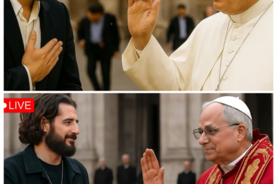 ✋ SHOCK AT THE VATICAN — POPE LEO XIV REFUSES JONATHAN ROUMIE’S HANDSHAKE IN THEIR FIRST FACE-TO-FACE, LEAVING THE ROOM FROZEN IN SILENCE 😳 The narrator whispers with razor-edged suspense as cameras flash, smiles falter, and one small gesture turns into a thunderclap of awkward tension, aides glancing at each other like they’ve just witnessed a diplomatic disaster unfolding in real time 👇