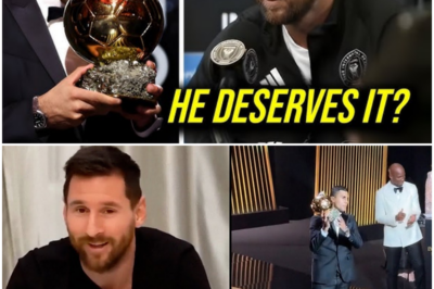 Messi’s Silent Fury: How His Reaction to the Ballon d’Or 2024 Winner in Paris Reveals the Dark Side of Football’s Greatest Legend When Messi sat there, his face a perfect mask of composure, as the 2024 Ballon d’Or winner was announced, no one could have predicted the storm brewing inside him. Behind the forced smiles, the forced applause, and the obligatory nods, the truth was clear: Messi was furious. For the first time in years, the king of football was stripped of his crown. But what really went on behind that cold façade? Was his public reaction just a cover for the deep betrayal he was feeling, or was there something much darker brewing beneath the surface? This isn’t just about football—it’s about the fragile ego of a legend, and the consequences of being pushed off your throne.  👇