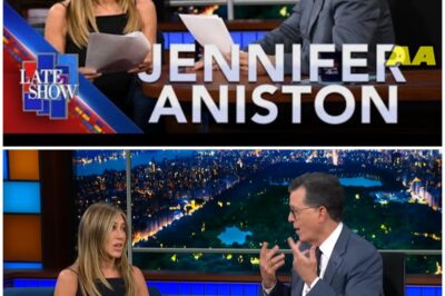 🐾 The Unexpected Audition 😱 Jennifer Aniston’s Shocking Move to Bring Stephen Colbert into The Morning Show Leaves Hollywood Reeling 🎬🔥👇  No one saw it coming — not the producers, not the cast, not even late-night king Stephen Colbert himself. When Jennifer Aniston personally pushed for Colbert to join The Morning Show, the entertainment world went into a tailspin. Insiders whisper it started as a joke — until Jen made it very real. Suddenly, the world’s most beloved satirical host was being courted for Apple TV’s most cutthroat drama.  Behind closed doors, executives panicked, castmates gossiped, and Colbert reportedly delivered an audition so sharp it “left the room frozen.” Was this a bold creative gamble… or Jennifer’s masterstroke to reignite the series? One thing’s for sure — this move might just change morning television forever. 👇
