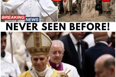 🕯️ Pope Leo XIV orders ancient nativity restored—but experts uncover something terrifying