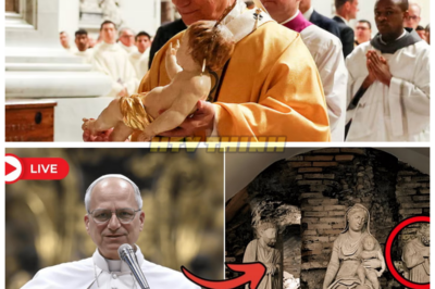 😱 Pope Leo XIV Orders Ancient Nativity Restoration — But Experts Uncover Something TERRIFYING Hidden Inside! 😱 In an unprecedented move, Pope Leo XIV has ordered the restoration of an ancient nativity scene, but what experts discovered during the process will leave you shocked and horrified. Beneath layers of dust and time, a dark secret was uncovered, and what was hidden inside the nativity is more sinister than anyone could have imagined. The Vatican is now in panic, and the terrifying revelation is about to be exposed! 👇