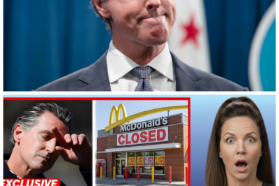 “McDonald’s Mass Exodus: Governor PANICS as Fast Food Giant Leaves California!” ⚠️🍟 “Looks like the only thing supersizing is the panic!” In a shocking twist that has left California’s Governor in a tailspin, McDonald’s has announced its departure from the state, sending shockwaves through the fast food industry. This unprecedented move raises alarms about job security and the future of affordable dining, leaving residents wondering how they will cope without their go-to burger fix. Are we witnessing a corporate strategy gone wrong, or is there a deeper issue at play? As the public reels from this betrayal, one thing is clear: the fallout from this fast food crisis is just beginning, and it’s going to be a wild ride! 👇