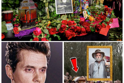 🐘 Bob Weir Remembered: John Mayer’s Heartfelt Tribute at a Private Funeral That Left All in Tears! 🎤 “When we lose a legend, we gain a legacy!” In a private funeral that resonated with love and sorrow, Bob Weir was honored by friends and family, with John Mayer delivering a tribute so moving it brought tears to everyone’s eyes. As he performed and shared intimate stories, the emotional weight of the moment captured the essence of Weir’s impact on music and those around him. This powerful farewell not only celebrated a remarkable life but also united a community in shared grief and gratitude! 👇