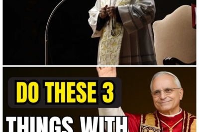 🔥 “BEFORE IT’S TOO LATE” — POPE LEO XIV’S ROSARY MESSAGE SENDS SHOCKWAVES THROUGH THE FAITHFUL ⏳ With dramatic pauses, insiders suggest the Pope’s calm delivery masked a spiritual alarm, urging a specific devotion said to unlock grace in dark times, leaving pews buzzing and skeptics suddenly listening as if the bells just rang for midnight 👇