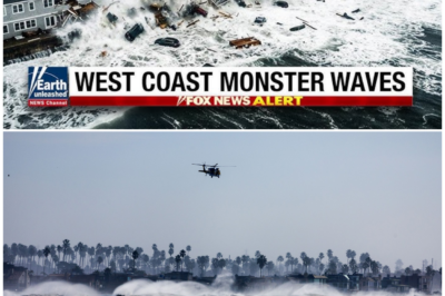🦊 COASTAL NIGHTMARE UNLEASHED: Monster Waves Hammer California as a Rare King Tide Pushes the Ocean Past the Breaking Point 🌊😱