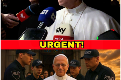 Pope Leo XIV is arrested at the church door: no one expected his response!