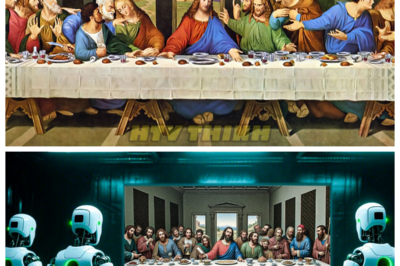 🙊 Unveiling Da Vinci’s Dark Secrets: AI Decodes The Last Supper’s Hidden Messages 🕵️‍♂️🔍  In a stunning revelation, advanced AI technology has unveiled chilling hidden messages within Leonardo da Vinci’s The Last Supper, suggesting that the artist may have concealed unsettling truths about humanity’s darkest moments. As experts race against time to decipher these cryptic details, they uncover disturbing shapes and figures that challenge the very foundations of faith and history. With each revelation, the stakes grow higher, as the implications of da Vinci’s intentions threaten to shatter the reverence surrounding this iconic masterpiece. Can humanity confront the terrifying reality lurking beneath the surface, or will the truth remain buried in shadows? The clock is ticking, and the answers may be more horrifying than we ever imagined. 👇