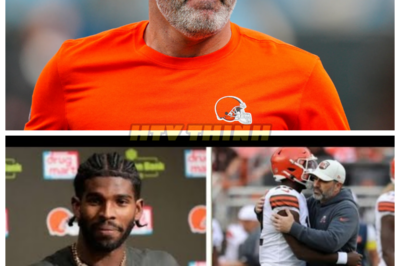 🙊 After the Whistle: Apologies and Unraveled Secrets in the NFL 🔥🕵️  In a gripping turn of events following a high-stakes Bengals victory, head coach Kevin Stefanski finds himself at the center of a viral storm when he publicly apologizes to rising star Shedeur Sanders in a moment caught on camera. What initially appears to be a simple act of sportsmanship quickly spirals into a web of intrigue, revealing hidden tensions and unspoken rivalries within the league. As the clock ticks down to the playoffs, the pressure mounts, and fans are left questioning the true nature of loyalty and betrayal in professional sports. With each passing moment, the stakes rise, and the haunting question lingers: what dark truths lie beneath the surface of this seemingly innocent exchange? The fallout from this encounter could change the trajectory of both their careers forever. 👇