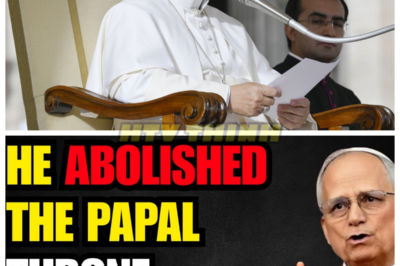 🙊 The End of an Era: Pope Leo XIV Shatters 900 Years of Tradition 🔪🗝️  In a shocking decree that has sent ripples through the Catholic world, Pope Leo XIV has abolished the Ceremony of Enthronement, a ritual that has defined papal authority for nearly a millennium. As the sun rises on a new dawn, millions are left grappling with the implications of this unprecedented decision. With powerful voices protesting the loss of tradition and others quietly celebrating a shift towards authenticity, the Pope stands at a crossroads, facing the wrath of traditionalists and the hope of reformists. What drives a leader to dismantle such a monumental symbol of power? As the clock ticks on the future of Catholicism, the question remains: can faith survive without its grandeur, or is this the beginning of a profound crisis? 👇