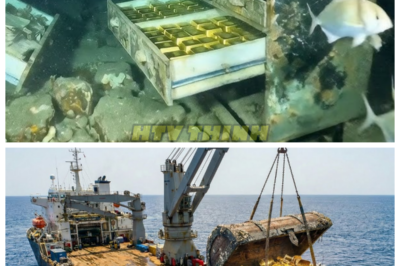 🙊 Beneath the Waves: Unearthing a $450 Million Ocean Secret 🌊💰  In a heart-pounding deep-sea recovery mission, a skilled crew embarks on a perilous journey to retrieve a sealed treasure container worth an astonishing $450 million, hidden beneath the ocean floor. As they prepare their giant salvage ship and professional dive gear, the tension mounts, knowing that each moment spent searching could lead to unimaginable wealth or catastrophic failure. The descent into the dark, murky waters is fraught with danger as divers navigate low visibility, driven by the thrill of discovery and the haunting possibility of what lies below. With time ticking away and the ocean holding its breath, will they emerge victorious, or will the depths swallow their dreams whole? The stakes have never been higher, and the question lingers: what secrets will be revealed when they finally breach the surface? 👇