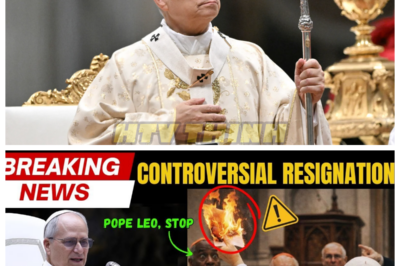 🙊 The Altar of Defiance: Pope Leo XIV’s Shocking Act Amidst Cardinal Conspiracy 🔪🗝️  In a breathtaking moment of rebellion, Pope Leo XIV has ignited a firestorm by burning a letter on the altar, a bold response to a coalition of cardinals demanding his resignation. This unprecedented act unfolds within the hallowed halls of the Vatican, where whispers of betrayal and power struggles threaten to unravel the very fabric of the Church. As tensions rise and factions form, the Pope must navigate a treacherous landscape where loyalty is tested, and the stakes have never been higher. With the clock ticking and the faithful watching, will he emerge victorious in this battle for the soul of the Church, or will his defiance lead to his downfall? The question looms: what dark secrets lie behind this shocking confrontation? 👇