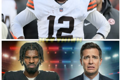 🙊 “Shedeur Sanders’ Fiery Response: The Tension Behind the Browns’ Sidelines 🔥🕵️”  In a postgame press conference that sent shockwaves through the NFL, Shedeur Sanders confronts a reporter’s loaded question about his relationship with head coach Kevin Stefanski, igniting a firestorm of speculation about underlying tensions within the Cleveland Browns organization. As the young quarterback’s confident and fiery rebuttal goes viral, fans rally behind him, heralding him as “the voice of Cleveland” and showcasing his maturity in high-pressure moments. But as the clock ticks down on the season, the question looms: is this exchange a sign of Shedeur’s burgeoning leadership, or does it mask deeper issues within the team? With the weight of expectations bearing down on him, can Shedeur navigate the treacherous waters of media scrutiny while maintaining his composure, or will the pressure prove overwhelming? 👇