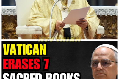 🙊 Pope Leo XIV’s Shocking Decree: Seven Books Stripped from Scripture 🔥📜  In a historic and controversial move, Pope Leo XIV has ignited a firestorm within the Catholic Church by signing a decree that removes seven books from Scripture, challenging 1,500 years of tradition. As the first American Pope, he defies the Council of Trent, uncovering truths that threaten to fracture the Church and redefine faith itself. With bishops taking sides and believers grappling with shaken foundations, the world watches with bated breath, questioning whether this bold reform is a necessary awakening or a catastrophic betrayal. As tensions rise and the clock ticks down to potential schism, one question looms larger than ever: will the Pope’s audacity lead to renewal or ruin? 👇