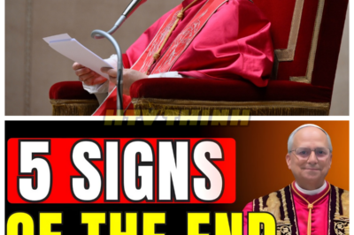🙊 Pope Leo XIV’s Chilling Prophecy: Five Signs the Apocalypse Is Upon Us 🔥⏳ In a shocking revelation that has sent tremors through the faithful and skeptics alike, the ancient prophecy of Pope Leo XIV surfaces, detailing five undeniable signs that the end of the world is near. As global crises unfold and moral decay permeates society, this prophetic sermon resonates with alarming clarity in today’s headlines. With the clock ticking and humanity at a crossroads, are we witnessing the final warning before judgment? As the signs grow more evident, the question remains: will we heed this chilling call or continue down a path of ignorance? 👇