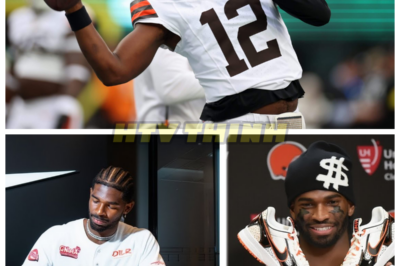 🙊 Shedeur Sanders Unleashes Game-Changing Nike Sneaker: The Aftermath Unfolds 🔥👟  In a stunning display of athletic prowess and marketing genius, Shedeur Sanders has taken the sports world by storm with the release of his signature Nike sneaker, igniting a frenzy that has left fans and executives alike in a state of disbelief. As reports flood in showcasing his impressive performance on the field, the buzz surrounding his authentic confidence contrasts sharply with the manufactured hype of typical athlete endorsements. With jersey sales soaring and expectations mounting, the pressure is on for Shedeur to deliver on Sundays, raising the stakes for both his career and Nike’s reputation. Will this bold move solidify his status as a game-changer, or will the weight of expectation prove too heavy to bear? 👇