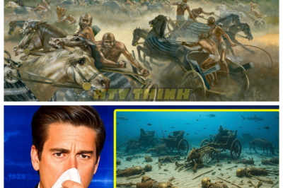 🙊 Unearthing the Pharaoh’s Curse: A Dark Discovery Beneath the Red Sea 🐍⚔️  In a shocking twist of fate, a team of modern salvage divers has plunged into the depths of the Red Sea, uncovering what appears to be the remnants of Pharaoh’s army—an extraordinary find that could rewrite history. Instead of ancient treasures, they stumble upon chariot wheels and skeletal remains, evidence of a cataclysmic event that has long been shrouded in myth. As they grapple with the implications of their discovery, a chilling realization dawns: this is not merely an archaeological triumph but a harbinger of dark truths that have been buried for centuries. With each artifact they recover, the ticking clock intensifies, urging them to confront the haunting question of what truly happened in these waters. Will their findings illuminate the past, or will they unleash a curse that echoes through time? 👇