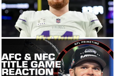 🙊 The Leadership Gamble: How Sam Darnold Changed the Game Forever 🔥🕵️‍♂️  In a stunning turn of events during the AFC and NFC Championship Games, the Seattle Seahawks emerged victorious, led by the unexpected heroics of quarterback Sam Darnold. As tensions rise and the stakes reach a fever pitch, Darnold must navigate the treacherous waters of leadership, facing not only fierce opponents but also the ghosts of his own past failures. With the Super Bowl on the horizon, every decision he makes could determine not just the outcome of the game, but the very fabric of his identity as a player. As the clock ticks down, the question looms large: can Darnold rise to the occasion, or will the weight of expectation crush him under pressure? 👇