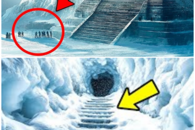🦊 SCIENTISTS BAFFLED BY “STAIRS” AT ANTARCTICA’S ICE WALL—AND THE FORMS SEEN NEARBY RAISE UNCOMFORTABLE QUESTIONS 🧊⚠️