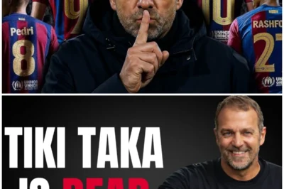 Flick’s Barcelona: How the Genius of the German Coach Is Making Rivals Tremble—But Could His Brutal Tactics Break the Team Apart? Hansi Flick has Barcelona playing football the likes of which we’ve never seen before. A high-pressing, ruthless, attacking juggernaut that has taken Europe by storm. But as Barcelona surges to new heights, the question on everyone’s mind is: how long can it last? Flick has pushed his players to the limit, extracting performances from them that no one thought were possible. But with every victory, every brutal demolition of rivals, the risk grows. Can Flick’s high-wire act continue, or is he playing a dangerous game with Barcelona’s future? The tactics are revolutionary, but at what cost? 👇