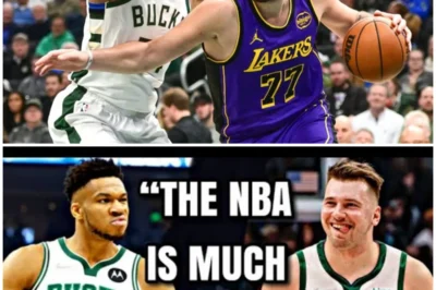 Giannis and Luka Drop a Bombshell: The NBA Is Nowhere Near as Tough as European Basketball—What the Leagues Don’t Want You to Know In a fiery exchange that’s shaking the foundations of professional basketball, Giannis Antetokounmpo and Luka Dončić have set the basketball world on fire by claiming that “Europe is WAY HARDER than the NBA.” These two global phenoms aren’t just talking—they’re exposing the NBA for what it really is: an overrated, overhyped playground compared to the intense, tactical grind of European basketball. But what’s behind this bombshell revelation? Could this bold statement mark the beginning of a rivalry that threatens to reshape the balance of power between the NBA and Europe? The gloves are off, and the fight for basketball supremacy has just begun. 👇