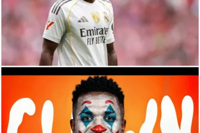 What The Hell Happened with Vini? Real Madrid’s Superstar Suddenly Vanishes from the Spotlight Vinícius Júnior seemed destined for greatness, but now, his trajectory has taken a sharp and unexpected turn. Once hailed as Real Madrid’s shining star, Vini has inexplicably fallen off the radar, with his performances increasingly underwhelming and his name no longer echoing through the football world as it once did. So what happened? The question on everyone’s lips is: Why has Vini fallen so far so fast? From explosive goals to growing frustration on the pitch, Vinícius’s sudden struggles have left fans in disbelief. This isn’t just a dip in form—it’s a massive shift in the narrative of his career. What’s the truth behind Vini’s dramatic fall??  👇