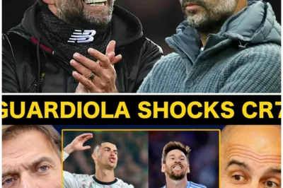 Klopp and Pep Guardiola’s Explosive Responses to Ronaldo’s Messi Comments: The Drama That’s Dividing the Football World The battle of words between Cristiano Ronaldo, Jürgen Klopp, and Pep Guardiola just got more intense. After Ronaldo’s bold comments about Lionel Messi, both managers came out with responses that shook the footballing world. Were they defending Messi or were they taking aim at Ronaldo’s reputation? Their fiery reactions have ignited the most dramatic feud in recent memory. Ronaldo might have started this fire, but Klopp and Guardiola are not backing down, and this confrontation could change the entire landscape of football. Get ready for the war of words that has everyone at the edge of their seats.  👇