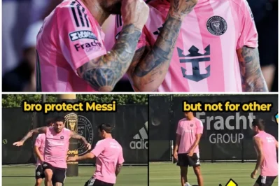 De Paul Avoids Tackling Messi, But Then Destroys the Next Player in Training: What Happened Behind Closed Doors? Rodrigo De Paul made headlines today for a move that left fans and teammates in absolute disbelief—he refused to tackle Lionel Messi, but immediately took down the next player in training. What was going through De Paul’s mind when he hesitated to challenge Messi, only to let loose on the next guy? Was this a sign of respect for the GOAT, or was something else going on behind the scenes? The mystery surrounding De Paul’s bizarre decision has the entire squad buzzing. Was this just another day on the pitch, or is there more drama unfolding in the locker room than we realize?  👇