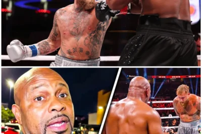 “The Fight of the Century: Did Jake Paul and Mike Tyson Just Stage the Most Shocking Hoax in Boxing History?” In a jaw-dropping twist that has left fans reeling, the highly publicized showdown between YouTube sensation Jake Paul and boxing legend Mike Tyson is being called a meticulously orchestrated charade! As whispers of a scripted spectacle swirl through the boxing community, insiders claim that the entire event was nothing more than a cash grab, designed to lure unsuspecting fans into a web of deception. Did these two fighters conspire to pull off the greatest con in sports history, or is this just another case of smoke and mirrors in the world of celebrity boxing? The truth may be more scandalous than you can imagine! 👇