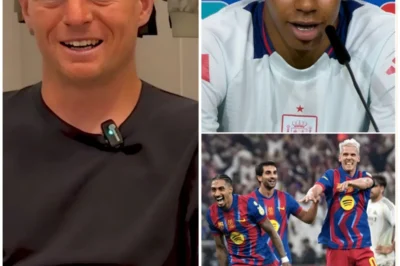 “Barcelona is only happy about the Super Cup… but the Champions League? THEY ARE SURE THEY CAN’T WIN ANY INTERNATIONAL TITLE!” Former Real Madrid player Toni Kroos ‘attacks without mercy’, criticizes the risky style of play and warns: if Pedri, Lamine Yamal or Raphinha have a bad day, they will fly away immediately! Instantly, the ‘wunderkind’ Lamine Yamal EXPLODES WITH FURY, teaching Toni Kroos a lesson with just 8 words that force Kroos to apologize on the spot… 👇
