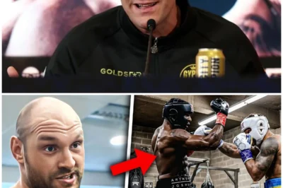 “Tyson Fury’s TERRIFIED Reaction After Anthony Joshua Teams Up With Oleksandr Usyk – Is the Heavyweight King Shaking?”  It was the moment that sent shockwaves through the boxing world: Anthony Joshua and Oleksandr Usyk—two of the most feared heavyweights on the planet—training together. But it was Tyson Fury’s reaction to this unlikely partnership that has everyone talking. Known for his brash confidence, Fury was visibly shaken, offering a terrified response that left fans wondering: is this the end of his reign as heavyweight champion? The stakes are higher than ever, and Joshua and Usyk are now more dangerous than anyone could have predicted. Could Fury’s dominance be on the line? 👇