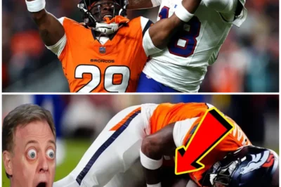 “NFL SCANDAL: Bills ROBBED of Playoff Win Against Broncos After Controversial Interception Call — The Fallout Is Explosive!” The Buffalo Bills’ playoff hopes were dashed after a stunning, controversial interception call that has sent shockwaves through the NFL. Fans, players, and analysts alike are calling this one of the worst officiating decisions in recent memory. Was this an honest mistake, or did the NFL just rob the Bills of a crucial playoff win? 👇