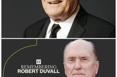 🐘 A Tribute to Robert Duvall: The Legendary Actor Passes Away at 95! 🌹 “When we lose a star, we cherish their light!” In a somber announcement, it has been reported that Robert Duvall, the esteemed actor known for his roles in classic films, has died at the age of 95. As the world mourns his passing, we reflect on his extraordinary career and the timeless characters he brought to life on screen. 👇