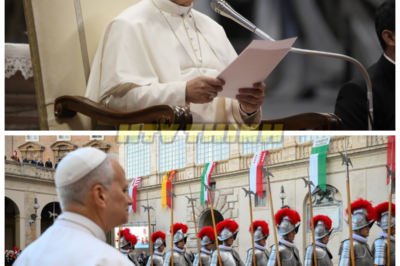 Pope Leo XIV Makes HISTORY: First Pontiff in 57 Years to Lead Swiss Guard Oath! 👑 In a stunning moment of tradition and change, Pope Leo XIV has become the first pontiff in 57 years to preside over the Swiss Guard oath. What does this groundbreaking moment mean for the future of the Vatican and the Swiss Guard? This rare event is more than just ceremonial—it’s a powerful symbol of the Pope’s leadership and the shifting tides of the Catholic Church. Get ready for a historic moment that will be remembered for decades. 👇