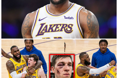 “LeBron’s Explosive Reaction: The Day Austin Reaves Humiliated Bronny and Ignited a Basketball War!” -ZZ  When Austin Reaves crossed the line, it set off a chain reaction that no one could have predicted. LeBron James, known for his cool demeanor, erupted in a shocking display of anger after witnessing Reaves’ cruel antics towards his son, Bronny. The fallout from this explosive confrontation has left fans reeling, as whispers of revenge and rivalry fill the air. With emotions running high and alliances on the brink, will this incident mark the beginning of a fierce feud or a chance for redemption?