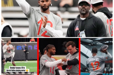 🐘 “Shedeur Sanders Shocks the World with a Jaw-Dropping DIME at Pro Bowl Practice!🔥 Mike Vick Goes Absolutely Wild!😱 Unmatched Precision on Full Display!” 🏈 As the Pro Bowl practice heats up, Shedeur Sanders just delivered a pass that left everyone speechless, and even Mike Vick couldn’t contain his excitement! “Who knew practice could be this electrifying?” With pinpoint accuracy and a flair for the dramatic, Sanders is proving he’s not just a player to watch but a phenomenon in the making. What will he do next? 👇
