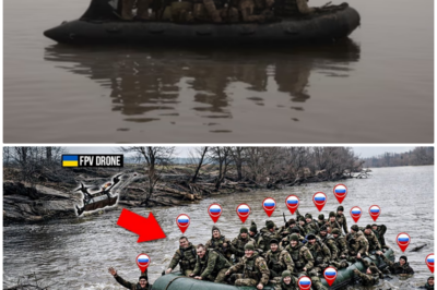 “THE RIVER THAT TURNED INTO A GRAVEYARD: How Ukrainian Drones Turned a ‘Safe’ Crossing into a One-Minute Execution, Trapping Russian Soldiers in Icy Water While the Sky Watched Every Breath, Every Panic Move, and Every Fatal Mistake in Real Time” What was supposed to be a quiet, forgettable river crossing became a televised nightmare from above, where survival depended not on courage or numbers, but on whether the sky decided you were allowed to exist for another second 👇
