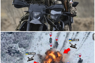 “From Speed to Target: How Ukrainian Drones Decimated Russian Motorcycle Units!” Hold onto your helmets! Ukrainian FPV drones have taken the fight to the skies, and the results are nothing short of explosive. Russian motorcycle troops, once lauded for their agility, are now nothing more than sitting ducks, falling prey to the relentless aerial assault. What happens when speed becomes a liability? Prepare for a jaw-dropping revelation that will leave you questioning everything you thought you knew about modern warfare! 👇