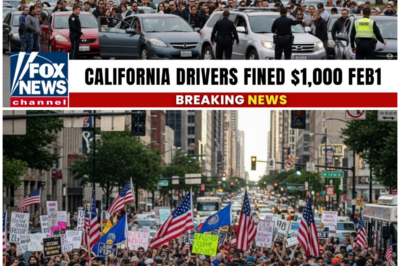 Breaking News 2026: New California Traffic Laws Start Feb 1 – Know This or Pay a $1,000 Fine!