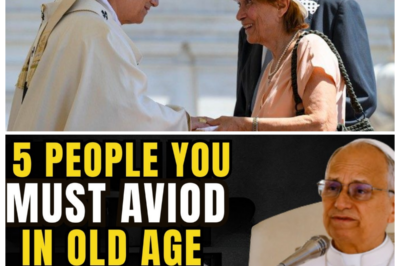 ⚠️ POPE LEO XIV WARNS: 5 PEOPLE TO AVOID IN OLD AGE—EVEN FAMILY—IF YOU WANT PEACEFUL DAYS AND QUIET NIGHTS 🕊️ In a shocking sermon that left congregations whispering, the Pope revealed the hidden dangers lurking in the lives of the elderly, from deceptive relatives to false friends, urging the faithful to guard their hearts and homes lest their golden years be stolen by betrayal, manipulation, or silent chaos 👇